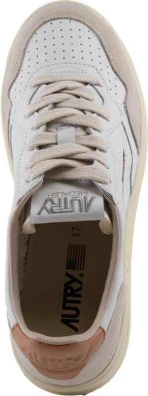 Autry Witte Sandstorm Damessneakers Medalist Low White Dames