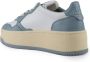 Autry Wit Zilver Blauw Medalist Platform Leren Sneakers Blue Dames - Thumbnail 2