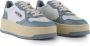 Autry Wit Zilver Blauw Medalist Platform Leren Sneakers Blue Dames - Thumbnail 4