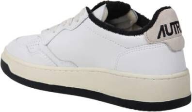 Autry Wit Zwart Lage Sneaker White Dames