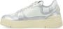 Autry Witte Zilveren Sneakers CLC Lage Top Gray Dames - Thumbnail 2