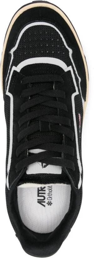 Autry Zwarte Draak Lage Sneakers Black Heren