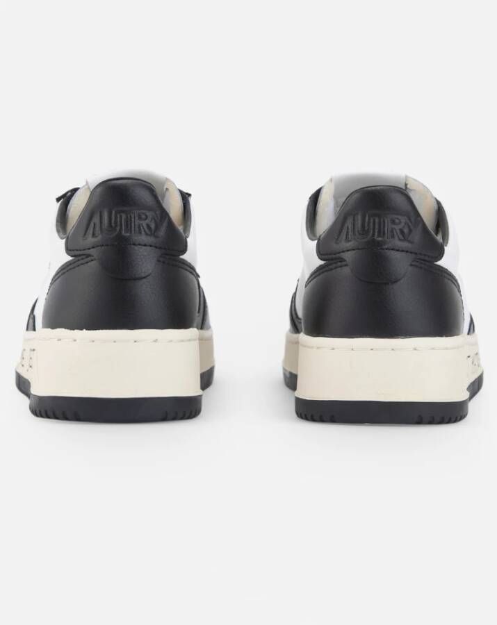 Autry Zwarte Logo Zij Sneakers Black Heren