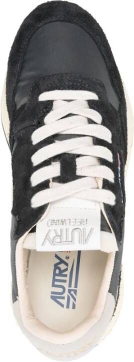 Autry Zwarte Reelwind Sneakers Grijs Wit Multicolor Dames