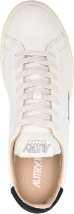 Autry Zwarte Sneakers met Logo Patch White Dames