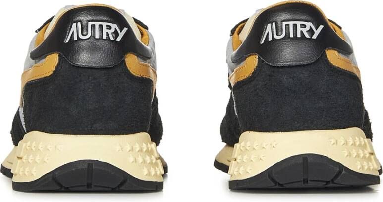 Autry Zwarte Sneakers voor Mannen Black Heren