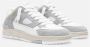 Axel Arigato Grijze & Witte Leren Panel Sneakers Gray Heren - Thumbnail 4