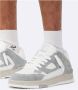 Axel Arigato Grijze & Witte Leren Panel Sneakers Gray Heren - Thumbnail 5