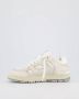 Axel Arigato Witte Sneakers Paneelontwerp Ronde Neus Beige Heren - Thumbnail 14