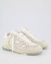 Axel Arigato Witte Sneakers Paneelontwerp Ronde Neus Beige Heren - Thumbnail 16