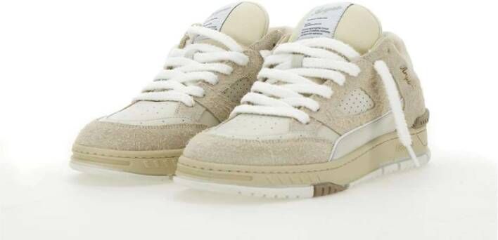 Axel Arigato Beige Fluffy Leren Sneakers Beige Heren