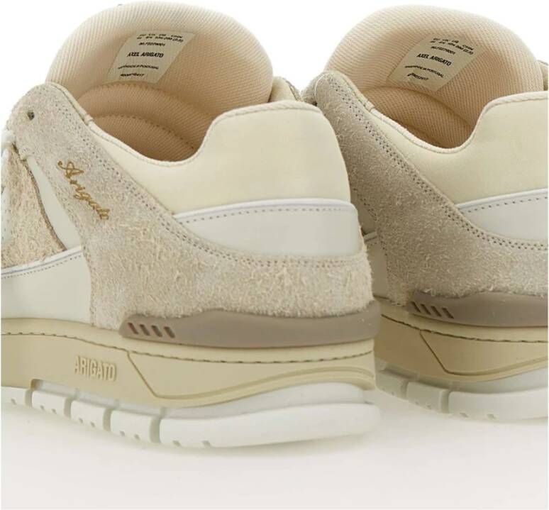 Axel Arigato Beige Fluffy Leren Sneakers Beige Heren