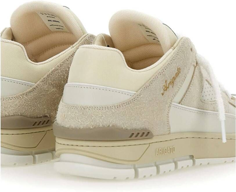 Axel Arigato Beige Fluffy Leren Sneakers Beige Heren