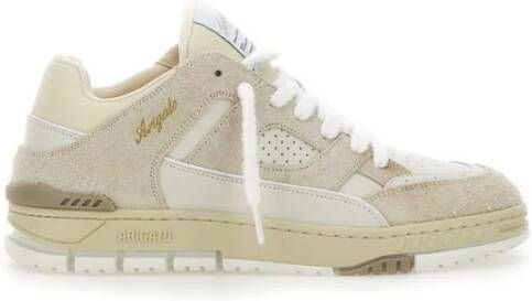 Axel Arigato Beige Fluffy Leren Sneakers Beige Heren