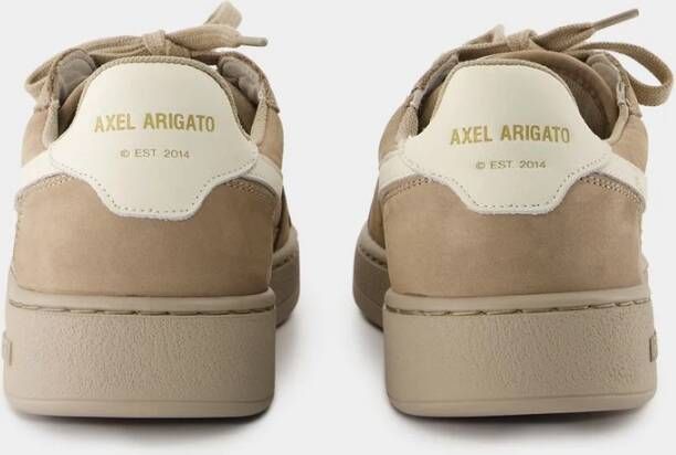 Axel Arigato Beige Leren Sneakers Dice A Beige Heren