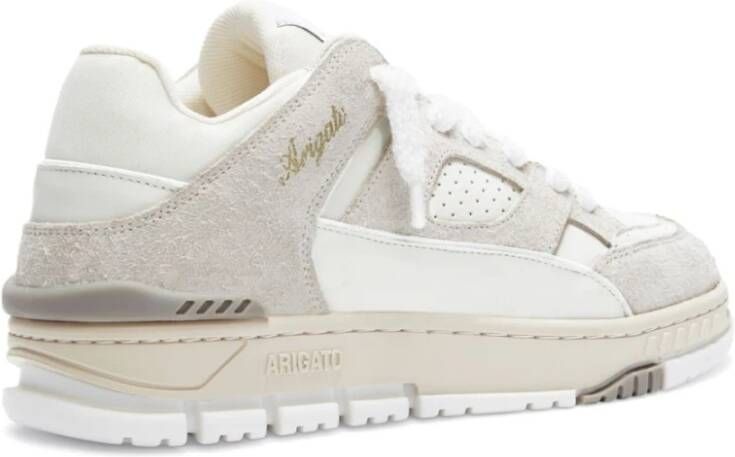 Axel Arigato Beige Leren Sneakers Logo Ontwerp Beige Heren