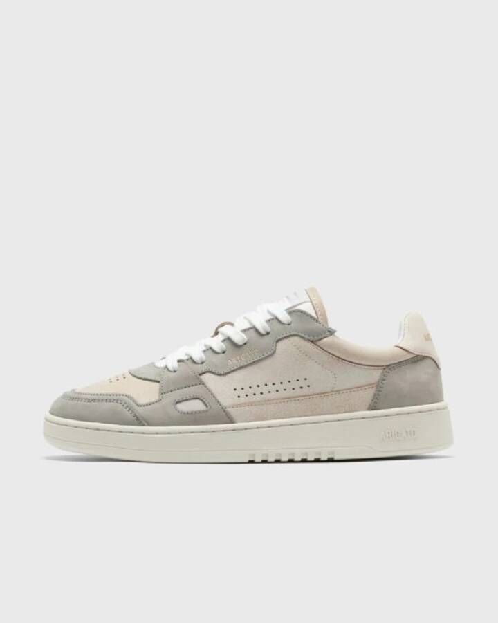 Axel Arigato Beige Leren Sneakers met Suède Panelen Beige Heren