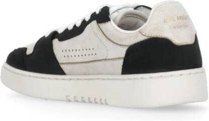 Axel Arigato Beige Leren Sneakers Ronde Neus Black Dames