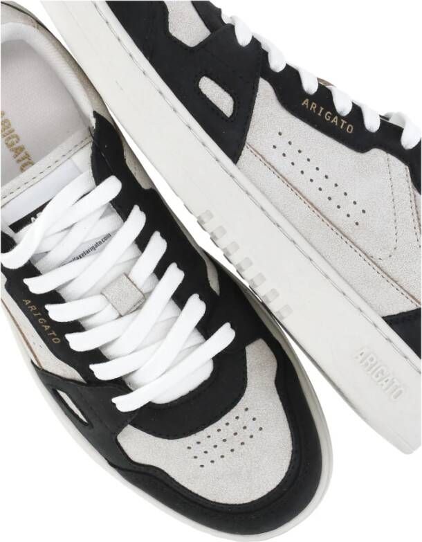 Axel Arigato Beige Leren Sneakers Ronde Neus Black Dames