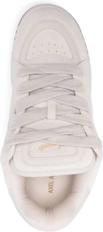 Axel Arigato Beige Suède Sneakers met Logodetails Beige Heren