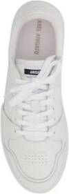 Axel Arigato Gaatjesleren sneakers met geborduurd embleem White Heren