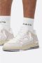 Axel Arigato Witte Sneakers Paneelontwerp Ronde Neus Beige Heren - Thumbnail 14