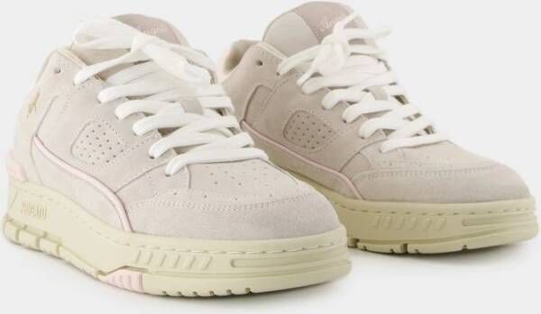 Axel Arigato Grijs Roze Leren Sneakers Area Lo Gray Dames