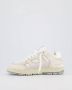 Axel Arigato Witte Sneakers Paneelontwerp Ronde Neus Beige Heren - Thumbnail 9