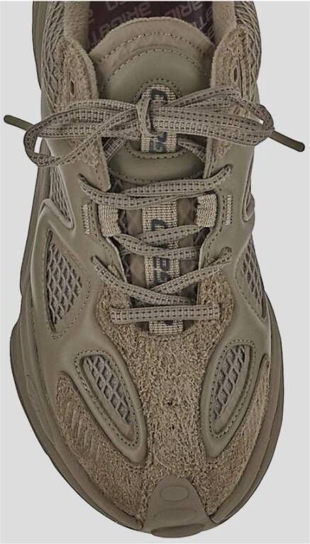 Axel Arigato Leren Satellite Runner Sneaker Beige Heren