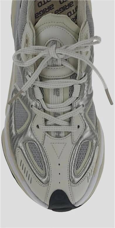 Axel Arigato Leren Satellite Runner Sneaker Gray Heren