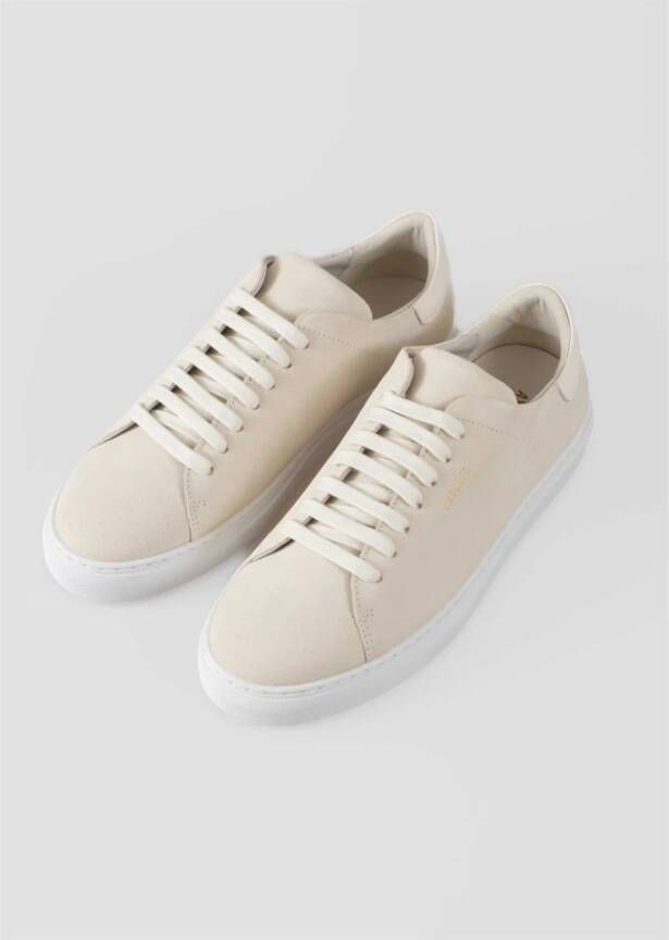 Axel Arigato Minimalistische Suède Sneaker Beige Heren