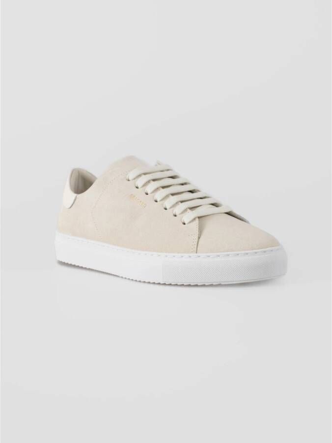 Axel Arigato Minimalistische Suède Sneaker Beige Heren