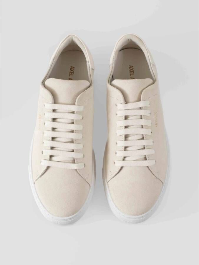 Axel Arigato Minimalistische Suède Sneaker Beige Heren