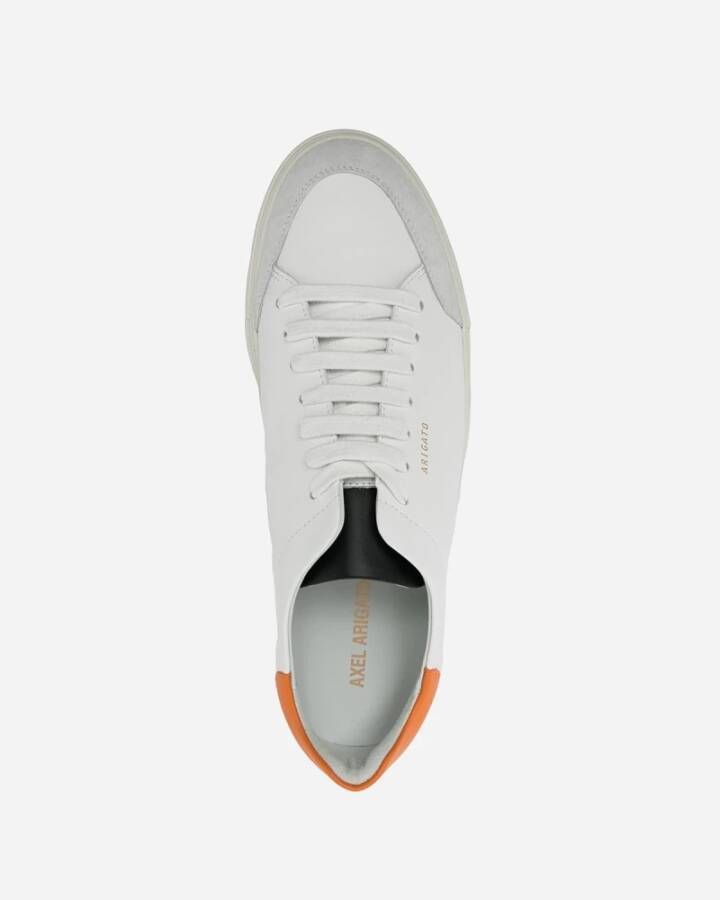 Axel Arigato Minimalistische Triple Orange Zwart Neon Sneaker White Heren