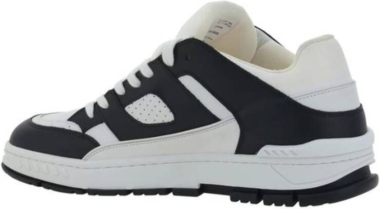 Axel Arigato Monogram Patch Leren Sneakers Platte Zool Black Heren