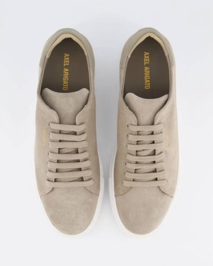 Axel Arigato Schoon Suède Sneaker Beige Heren