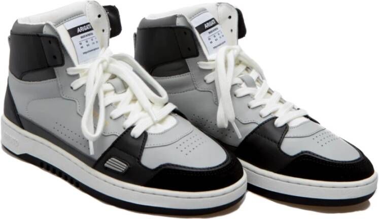 Axel Arigato Grijze en Zwarte High-Top Dice Sneakers Grijs Heren