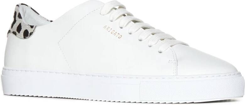 Axel Arigato Sneakers met Kalfshaar Logo Print White Dames