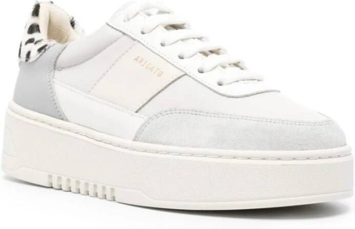 Axel Arigato Vintage Grijze Leren Sneakers Gray Dames