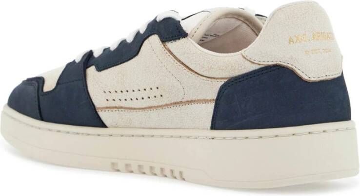 Axel Arigato Sneakers van gebarsten leer met gelamineerd logo Beige Heren