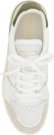 Axel Arigato Stedelijke Leren Sneakers met Geperforeerde Neus White Heren