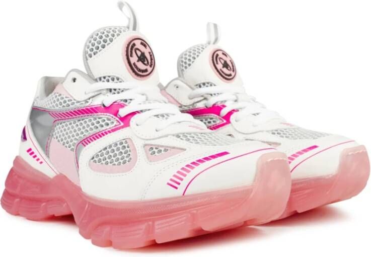 Axel Arigato Wit Roze Marathon Runner Sneakers White Dames