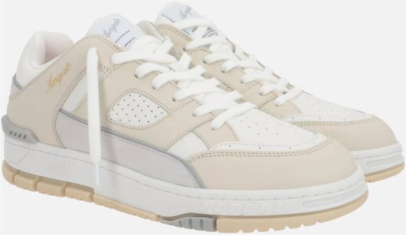 Axel Arigato Witte Beige Lage Top Sneakers Multicolor Heren