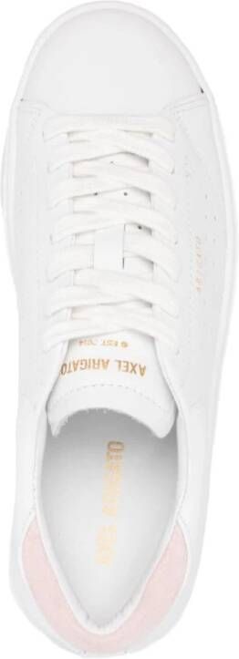 Axel Arigato Witte Court Sneakers met roze details White Dames