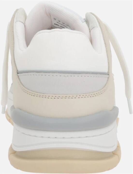 Axel Arigato Witte en beige lage sneakers Beige Heren