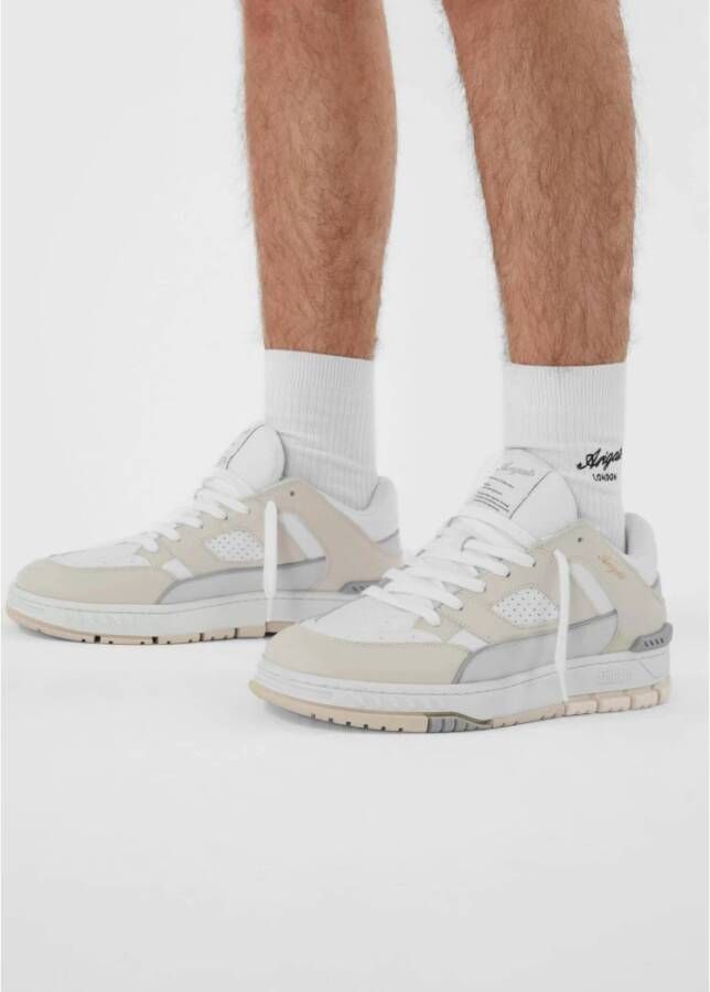 Axel Arigato Witte Leren Area Lo Sneakers White Heren