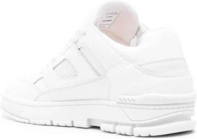 Axel Arigato Witte Leren Sneakers Geperforeerd Detail White Heren