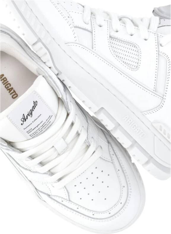 Axel Arigato Witte Leren Sneakers met Logodetail White Dames