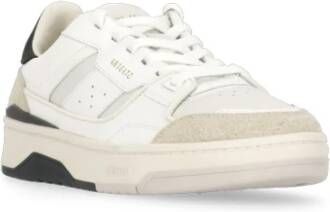 Axel Arigato Witte Leren Sneakers Ronde Neus White Heren