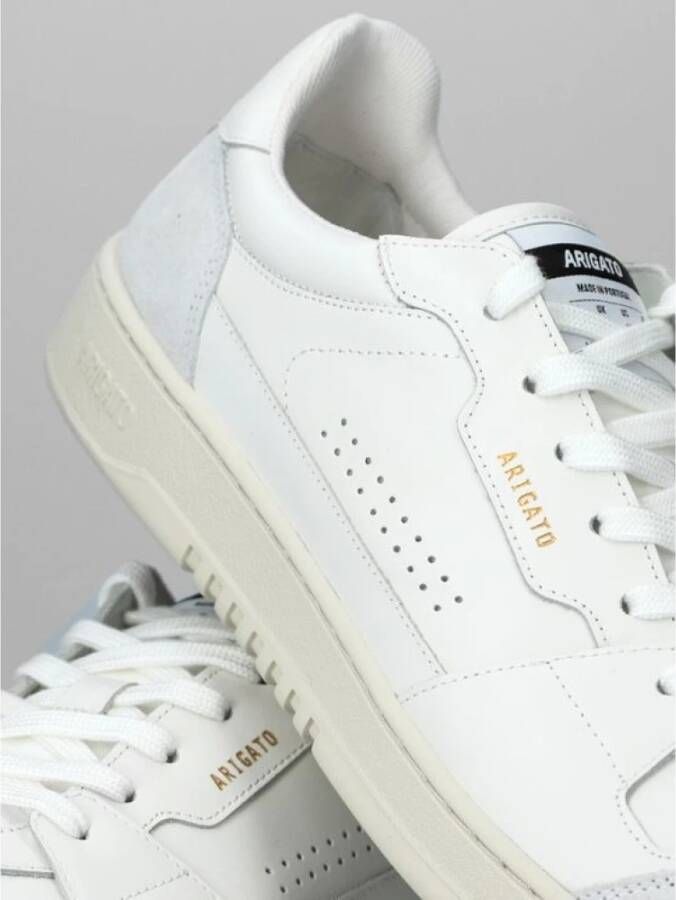 Axel Arigato Witte Sneaker met Suède Details White Heren